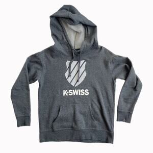 K Swiss Hooded Sweatshirt Sz XS